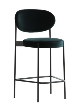 Verpan 430 Bar Stool by Verner Panton Black / Harald 982 Outlet