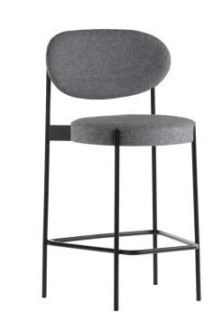 Verpan 430 Bar Stool by Verner Panton Black / Hallingdal 130 Outlet