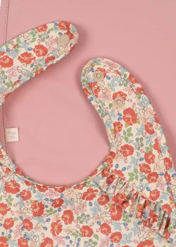 Konges Sløjd 2 Pack Dinner Bib With Frill KALUKA / BRIDAL ROSE New