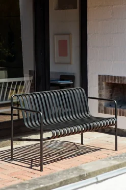 HAY 1 Palissade Bord, 2 Palissade Chair og 1 Palissade Dining Bench