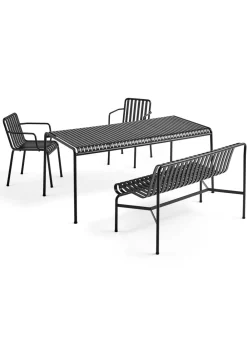 HAY 1 Palissade Bord, 2 Palissade Armchair og 1 Palissade Dining Bench