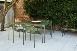 HAY 1 Palissade Bord og 4 Palissade Dining Armchair