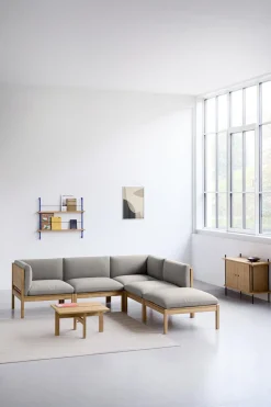 MOEBE 3 Seater Sofa with Sides + Chaise Longue - ​​The Modular Sofa