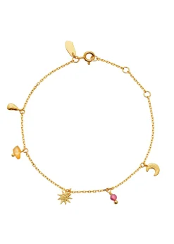 Maanesten Addison Bracelet 18 ct gold plated 925 Sterling silver Online