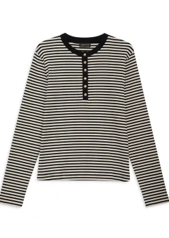 Anine Bing Alessia Long Sleeve Tee