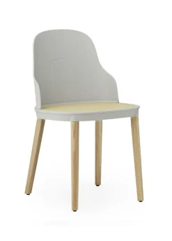 Normann Copenhagen Allez chair in oak - molded wicker
