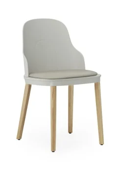 Normann Copenhagen Allez stol eg polstret ultra leather Warm grey Sale