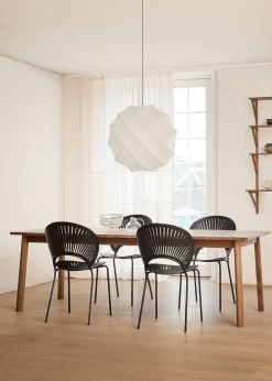 Fredericia Furniture Ana Table 6491 by Arde Oiled Smoked Oak / Black Hot