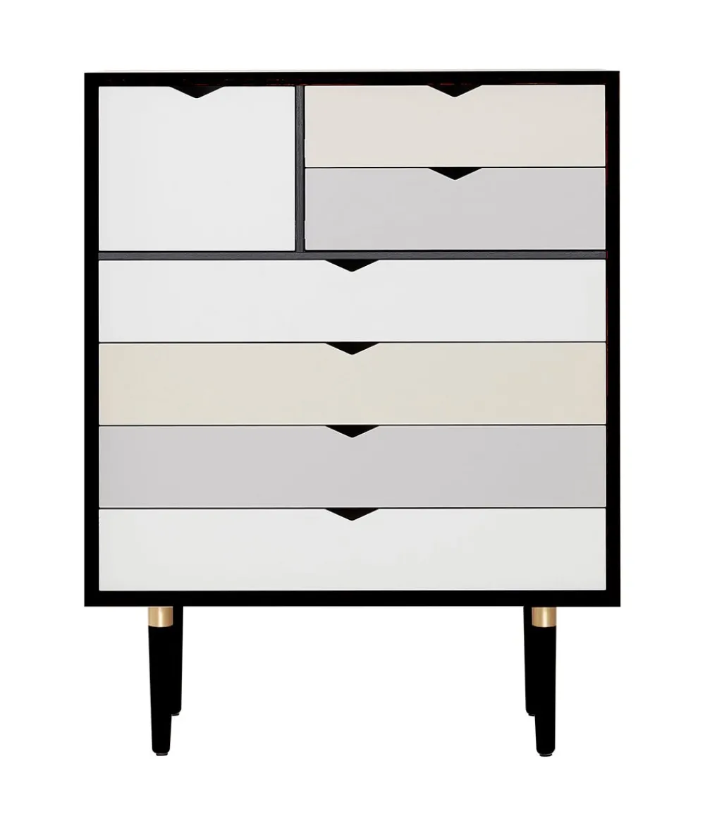 Andersen Furniture - S8 Sortlakeret Eg / Silver, Iron, PUMICE New