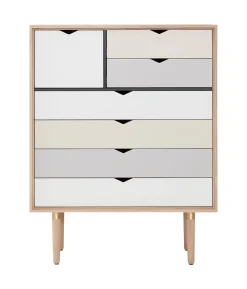 Andersen Furniture - S8 White Oiled Oak / Silver, Iron, PUMICE Hot