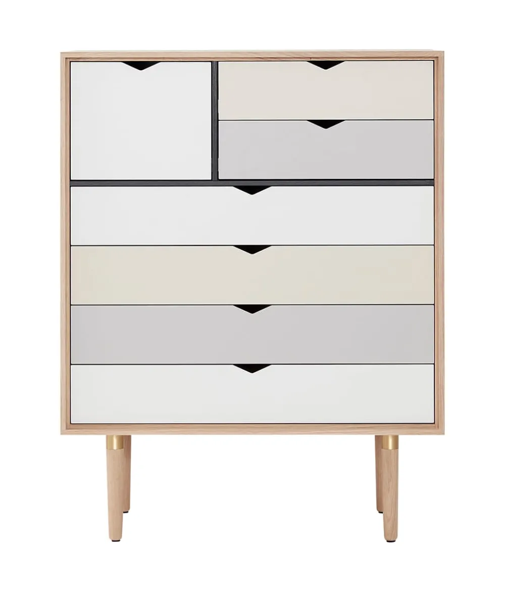 Andersen Furniture - S8 White Oiled Oak / Silver, Iron, PUMICE Hot