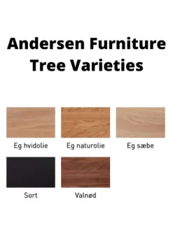 Andersen Furniture - S8 White Oiled Oak / Silver, Iron, PUMICE Hot