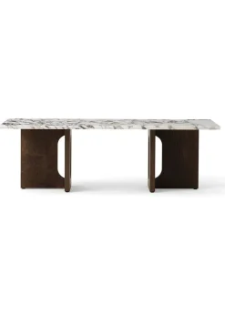 Audo Copenhagen Androgyne Lounge Table Dark St. Oak Base / Calacatta Viola Marble Best