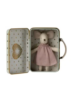 Kinder Maileg Angel mouse in suitcase, Little sister