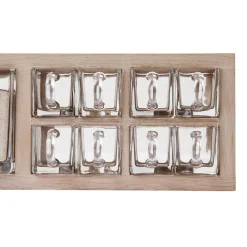 Andersen Furniture A-organizer Shelf Oak White Laquer with 10 glass New