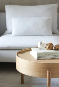 Woud Arc Side and Coffee Table