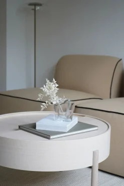 Woud Arc Side and Coffee Table