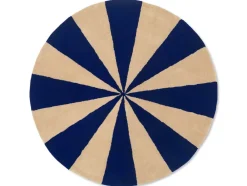 Ferm Living Arch Tuftet Rug Blue New