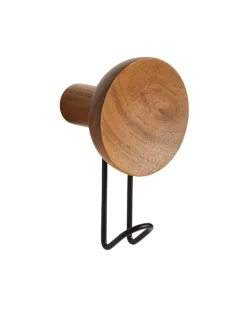Woud Around Wall Hanger Walnut/Black - Large Fashion