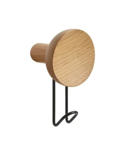 Woud Around Wall Hanger Oak/Black - Large Fashion