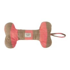 OYOY ZOO Ashi Dog Toy 405 Cherry Red / Taupe Hot
