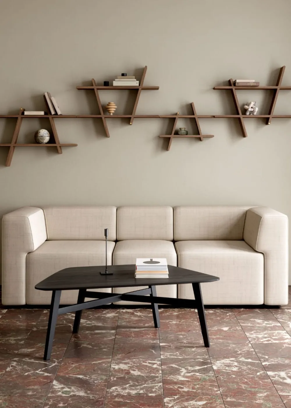 Andersen Furniture A-wall Shelf Medium - Smoked Oiled Ash Fashion