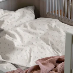 Sebra Baby bed linen Sophora Leaves New