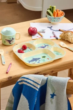 Rice Baby Cup With Lid Blue Ocean Outlet