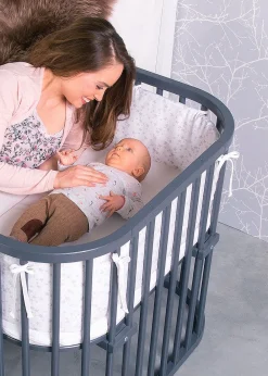 Babybay - Maxi Co-Sleeper Grey Varnished Discount