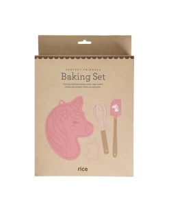 Rice Baking Set In Unicorn Love Colors New