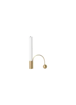 Ferm Living Balance Candle Holder Brass Clearance