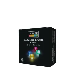 Cleverclixx Balls Pack Dazzling Lights 4 pieces Intense New