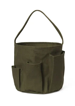 Ferm Living Bark Garden Bucket Bag Olive Best