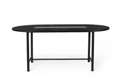 Warm Nordic Be My Guest / Dining Table Forest Green / Black Oiled Oak Best