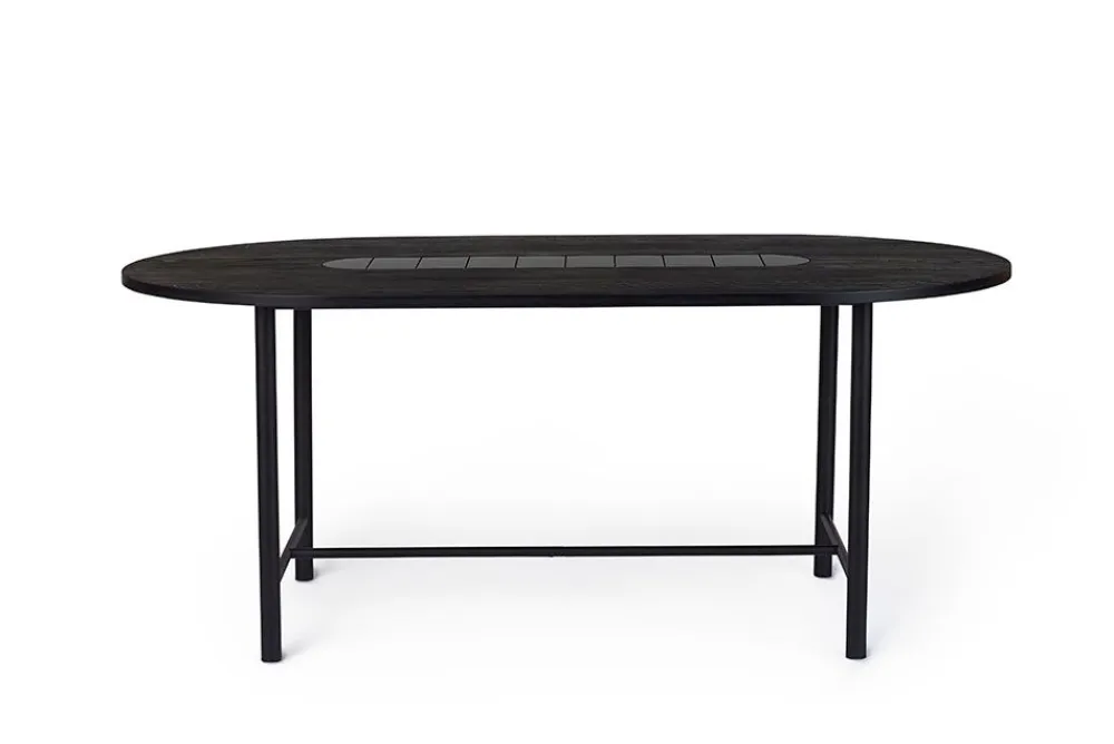 Warm Nordic Be My Guest / Dining Table Soft Black / Black Oiled Oak Sale