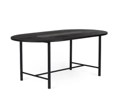 Warm Nordic Be My Guest / Dining Table Soft Black / Black Oiled Oak Sale