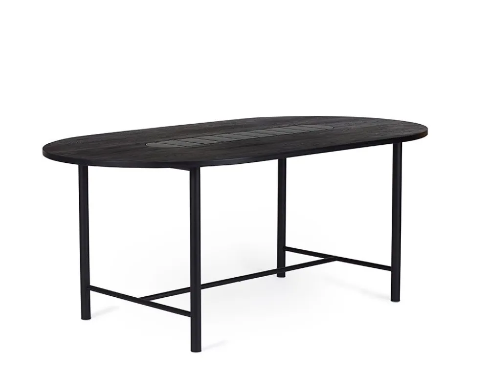 Warm Nordic Be My Guest / Dining Table Soft Black / Black Oiled Oak Sale