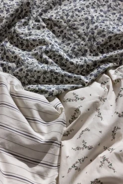 Sebra Bed Linen Junior Cream Stripe New