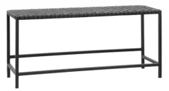 Nordal Bench - Black Outlet