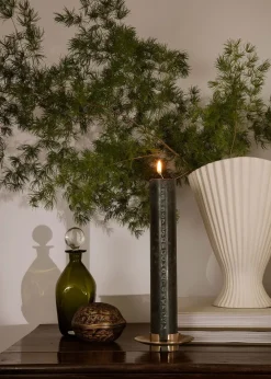 Ferm Living Block Candle Holder Brass Clearance