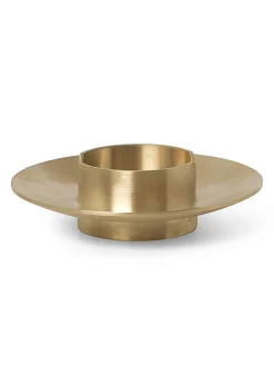 Ferm Living Block Candle Holder Brass Clearance