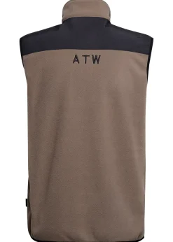 HALO Blocked Fleece Vest Chocolate Chip Best