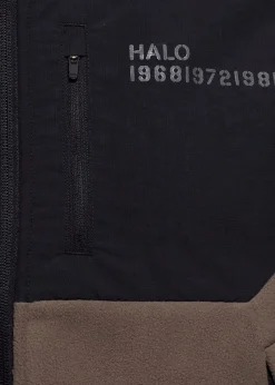 HALO Blocked Fleece Vest Chocolate Chip Best