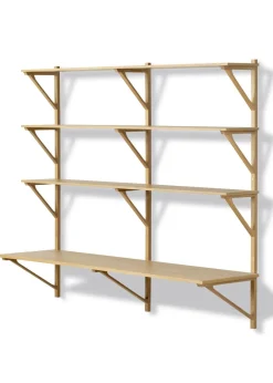 Fredericia Furniture BM29 Shelf 2900 by Børge Mogensen Lacquered Oak Sale