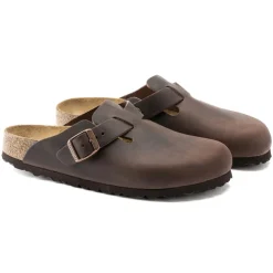 Birkenstock Boston Oiled Leather Habana Clearance