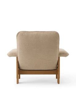 Audo Copenhagen Brasilia Lounge Chair Natural Oak Base - Bouclé 02 New