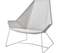 Cane-line Breeze Highback Lounge Chair 5469 LI/LS/LW White-Grey Online