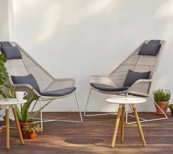 Cane-line Breeze Highback Lounge Chair 5469 LI/LS/LW White-Grey Online