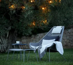 Cane-line Breeze Highback Lounge Chair 5469 LI/LS/LW Light Grey Hot