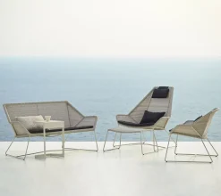 Cane-line Breeze Highback Lounge Chair 5469 LI/LS/LW Light Grey Hot